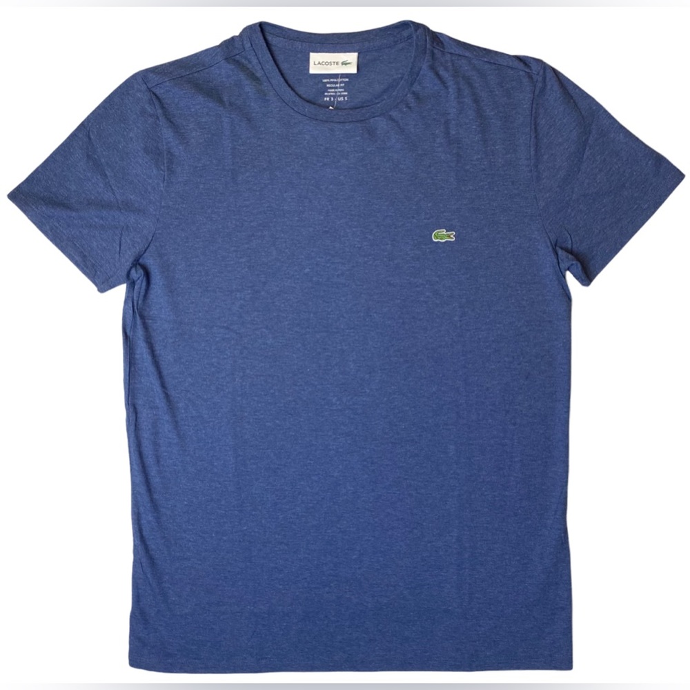 Lacoste Mens Crew Neck Pima Cotton Jersey T-Shirt - TH6709-51-UJF